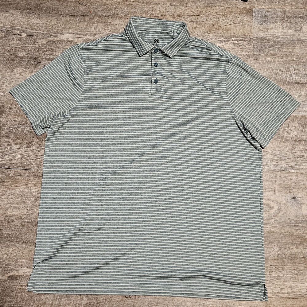 Champion C9 Men's Short Sleeve Size XXL 2XL Green Performance Golf Polo Shirt